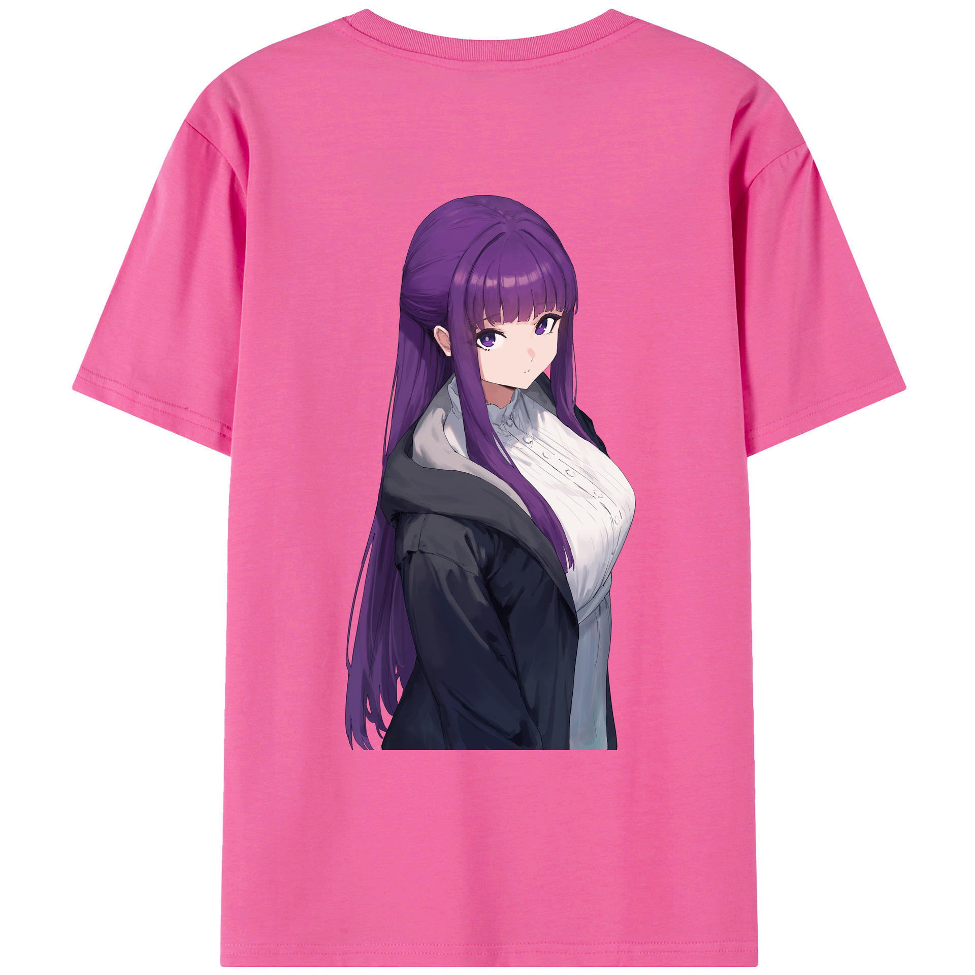 （画像用） 葬送のフリーレン Frieren レディース半袖Tシャツ(バックプリント)